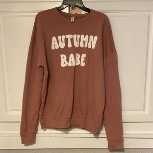 Bella Canvas Fleece Sweatshirt in Pink